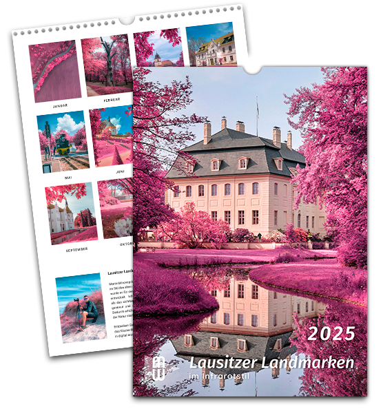 Kalender Lausitz in Infrarot